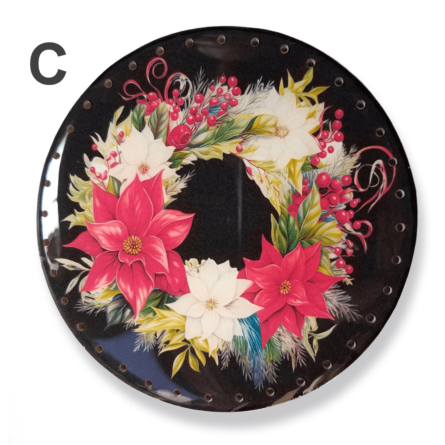 4" Christmas Basket Centers