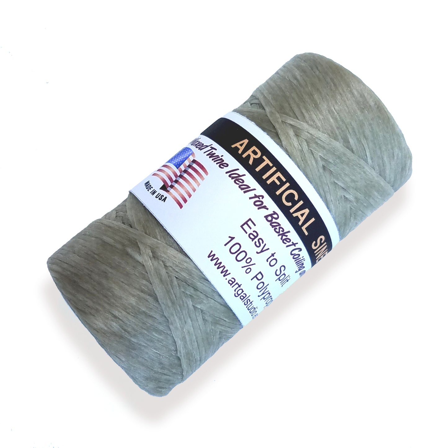Imitation / Artificial SINEW 4 oz Spool, for Pine Needle Basketry, Leather Craft, Gourd Art, Dreamcatchers