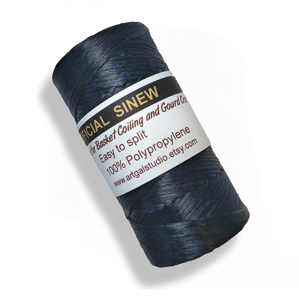 Imitation / Artificial SINEW 4 oz Spool, for Pine Needle Basketry, Leather Craft, Gourd Art, Dreamcatchers
