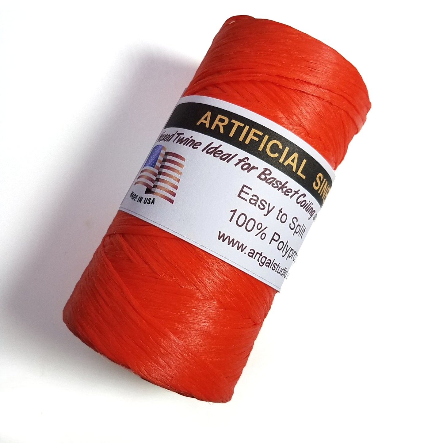 Imitation / Artificial SINEW 4 oz Spool, for Pine Needle Basketry, Leather Craft, Gourd Art, Dreamcatchers
