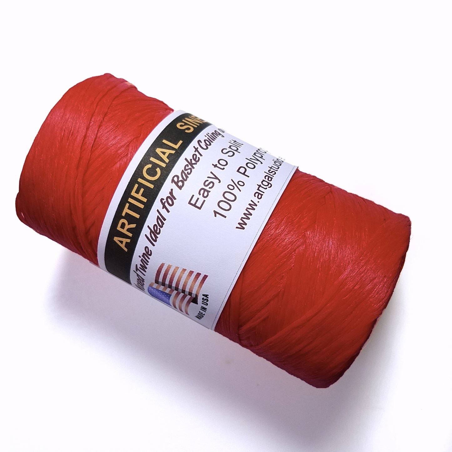 Imitation / Artificial SINEW 4 oz Spool, for Pine Needle Basketry, Leather Craft, Gourd Art, Dreamcatchers