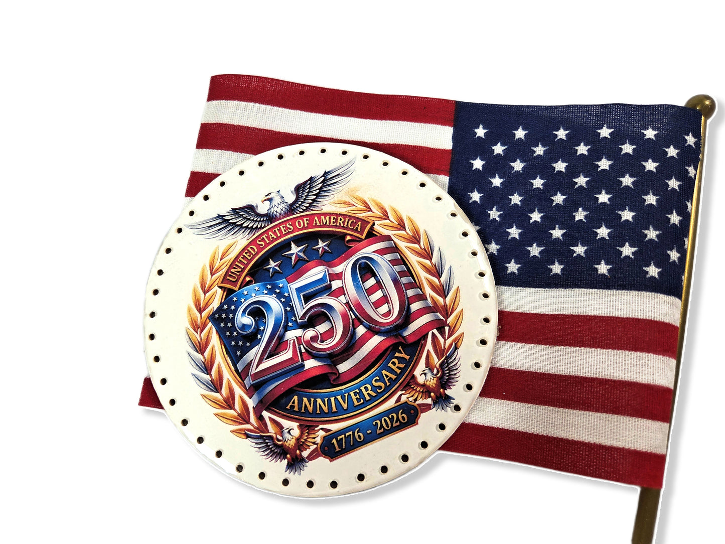 250th July 4th Celebration Pine Needle Basket Centers CHOOSE