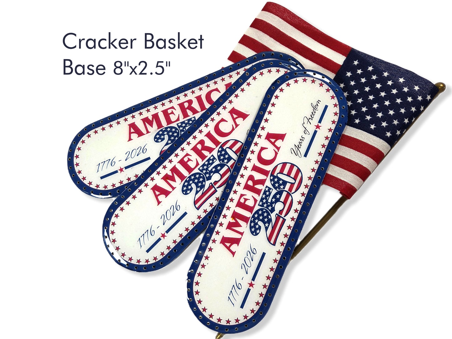 250th July 4th Celebration Pine Needle Basket Centers CHOOSE