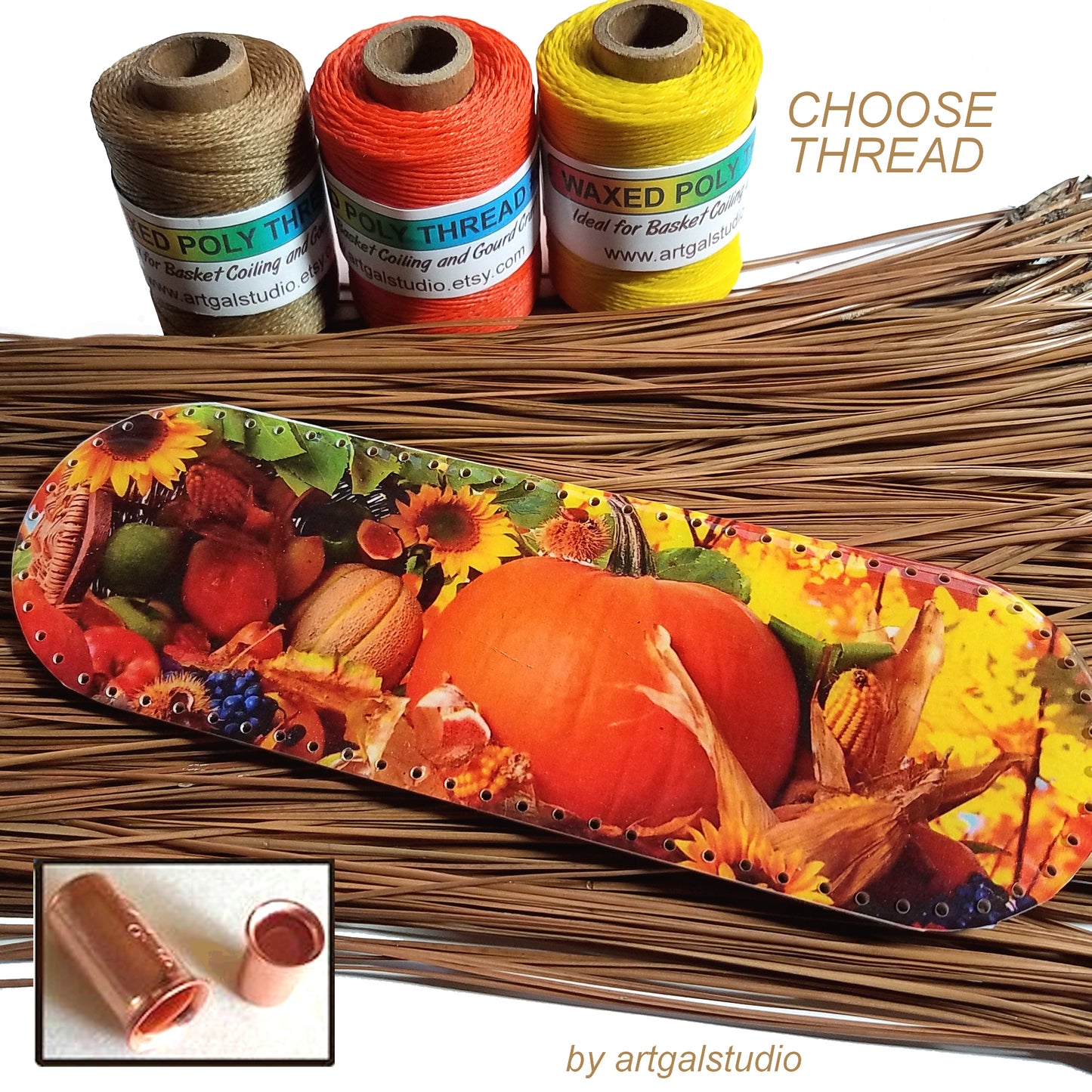 Thanksgiving Pine Needle Basket Kit