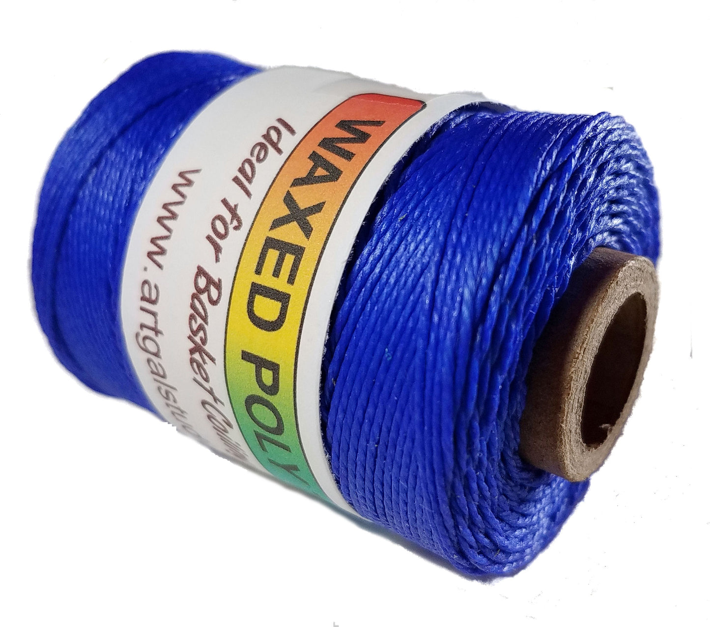 Waxed Poly Thread - The BRIGHTS - Choose Color, 2 oz Spool, Ideal for Pine Needle Basket Weaving, Gourd Art, Leather Craft, Jewelry, Beading