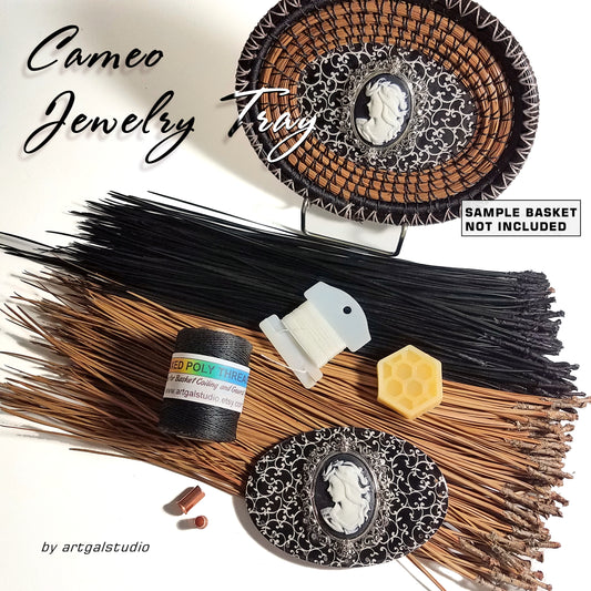 Pine Needle Basket Kit - Cameo Jewelry Tray